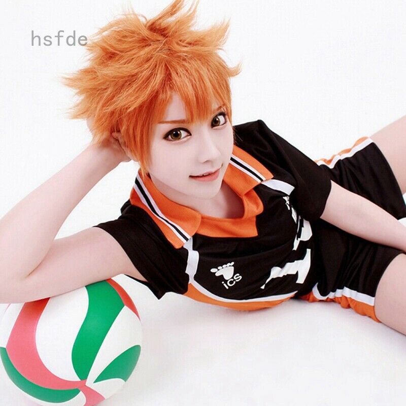 Tóc Giả Ngắn Hóa Trang Nishinoya Yuu Hinata Haikyuu