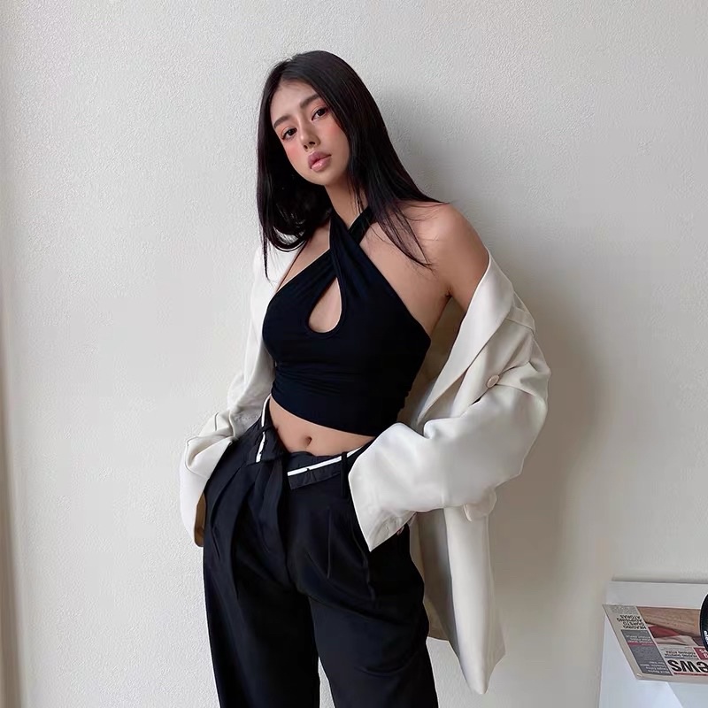 ÁO THUN CHÉO CỔ GIỌT NƯỚC TRÀN ĐÊ ALOHASHOP91