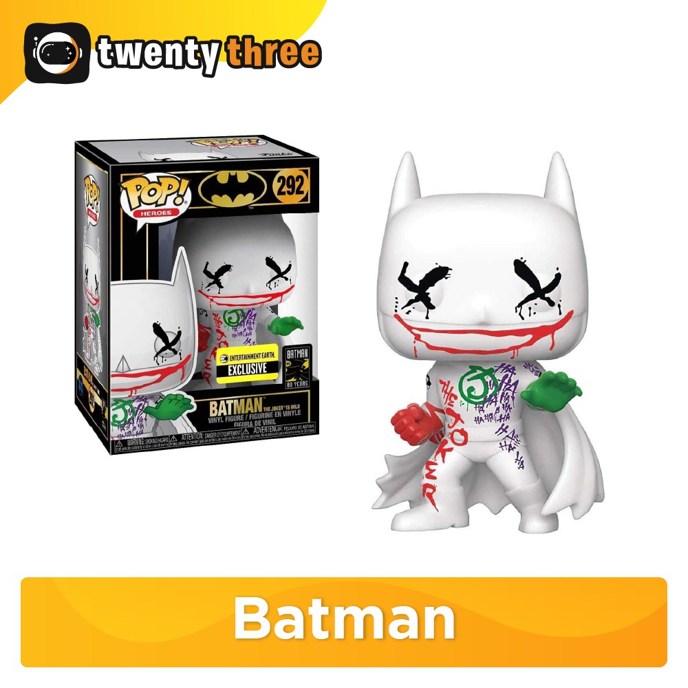 Mô hình đồ chơi Funko Pop • Jokers Wild Batman 292 • Batman 80th (EE Exclusive)