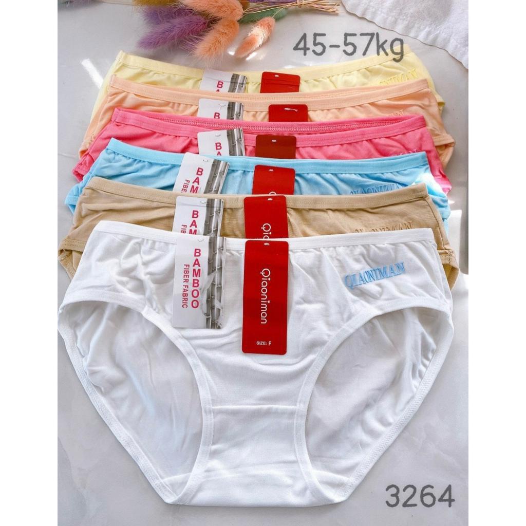 Combo 10 quần lót cotton thái lan mềm mịn 40-57kg mã 3264,3265