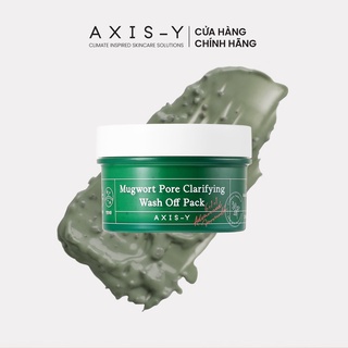 Mặt Nạ Đất Sét Ngải Cứu Làm Sạch Sâu, Ngừa Mụn Axis-Y Mugwort Pore Clarifying Wash Off Pack 100ml _ Axis-Y Chính Hãng