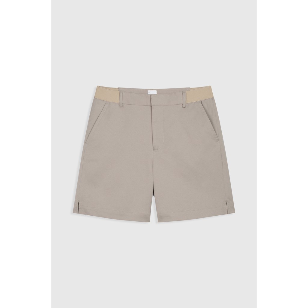 AMM Quần Short Kaki Nam Cạp Phối Chun