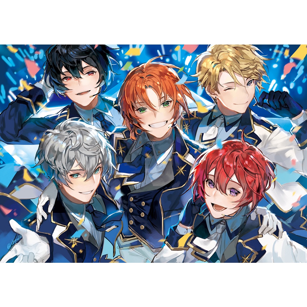 Poster A4 dán tường Anime, decal 21x30 trang trí có keo Ensemble Stars Wallpapers (1), nhận in theo yêu cầu