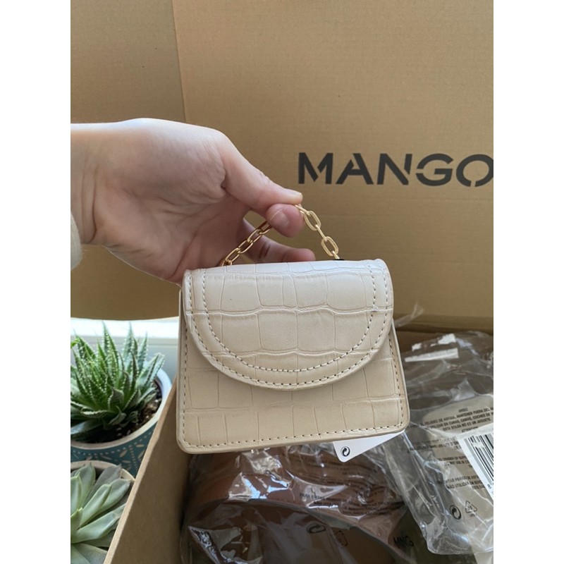 Túi Mango mini Auth Germany fullbill và ảnh thật ( Style Ngọc Trinh)