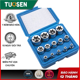 Mua Bộ khẩu vặn ốc hoa thị 14 chi tiết - Một sản phẩm của TUOSEN