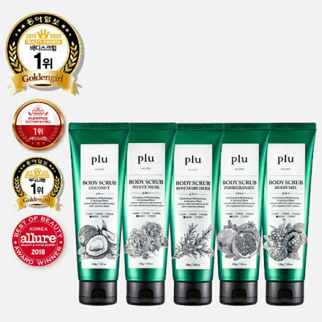 (XẢ KHO) (Date 07-2022)Tẩy Tế Bào Chết Body Chiết Xuất Từ Thiên Nhiên PLU Body Scrub 200g | BigBuy360 - bigbuy360.vn