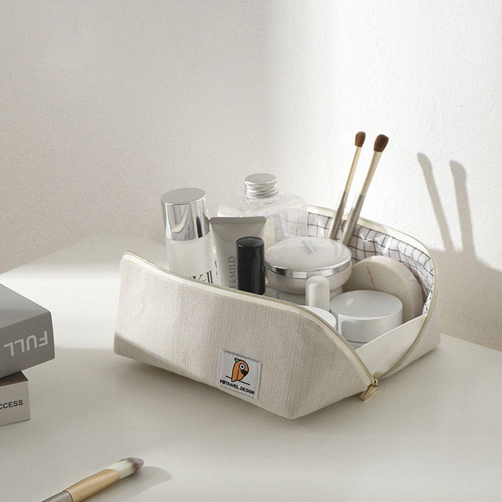 Túi Đựng Đồ Trang Điểm Bằng PVC Trong Suốt In Họa Tiết Cherry Sức Chứa Lớn Đa Năng Cho Nam Nữ