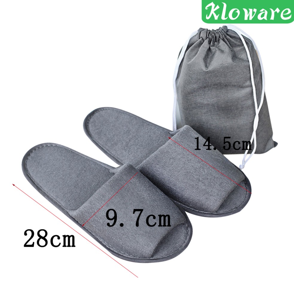 [Kloware] Dép Cotton Đi Trong Nhà Khách Sạn Spa Dùng Một Lần Tiện Lợi