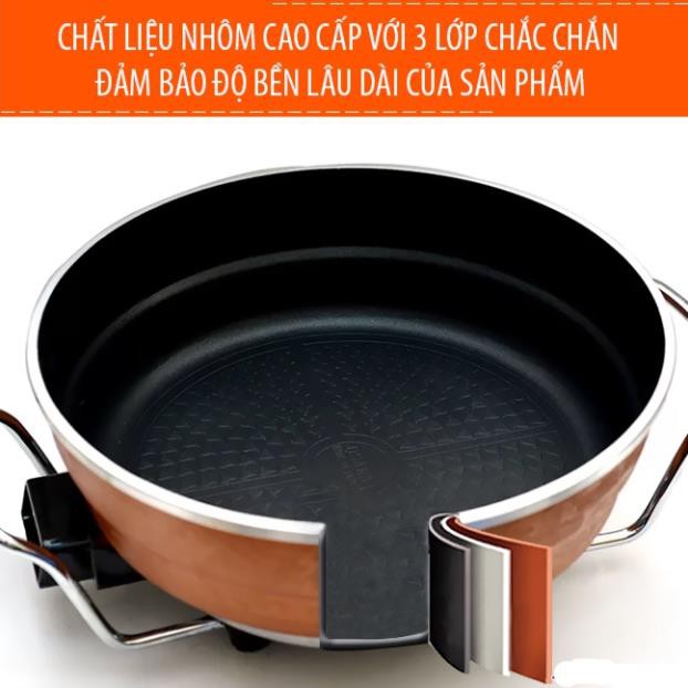 [chính hãng] Nồi lẩu điện đa năng OSAKA Nhật Bản GT-30, Nồi điện đa năng lẩu hấp nướng