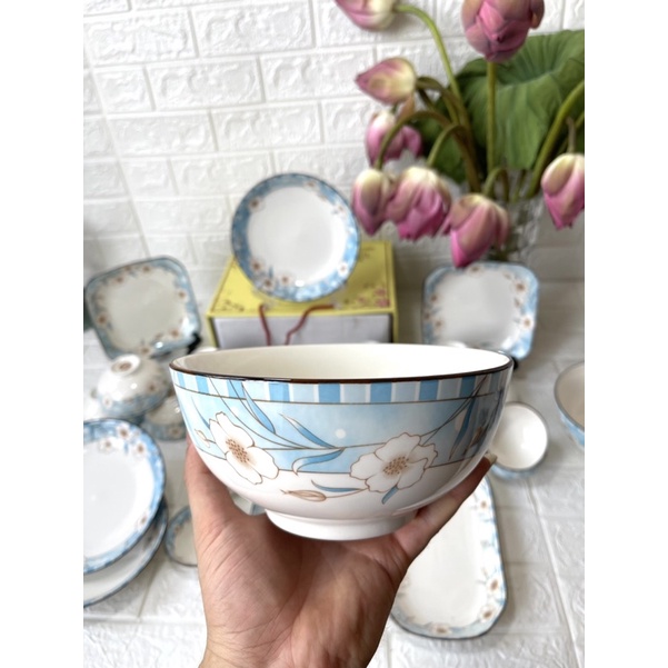 Tô phở, tô bún phở - tô chuyên dùng cho nhà hàng , quán bún phở bún chả hàng Bát Tràng có nhiều hoa văn để KH lựa chọn