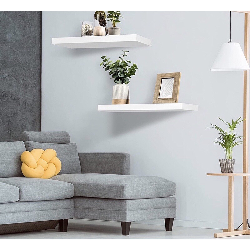 Kệ Gỗ Treo Tường Dấu Vít Rộng 15cm Trang Trí Phòng Kích Thước Tùy Chọn