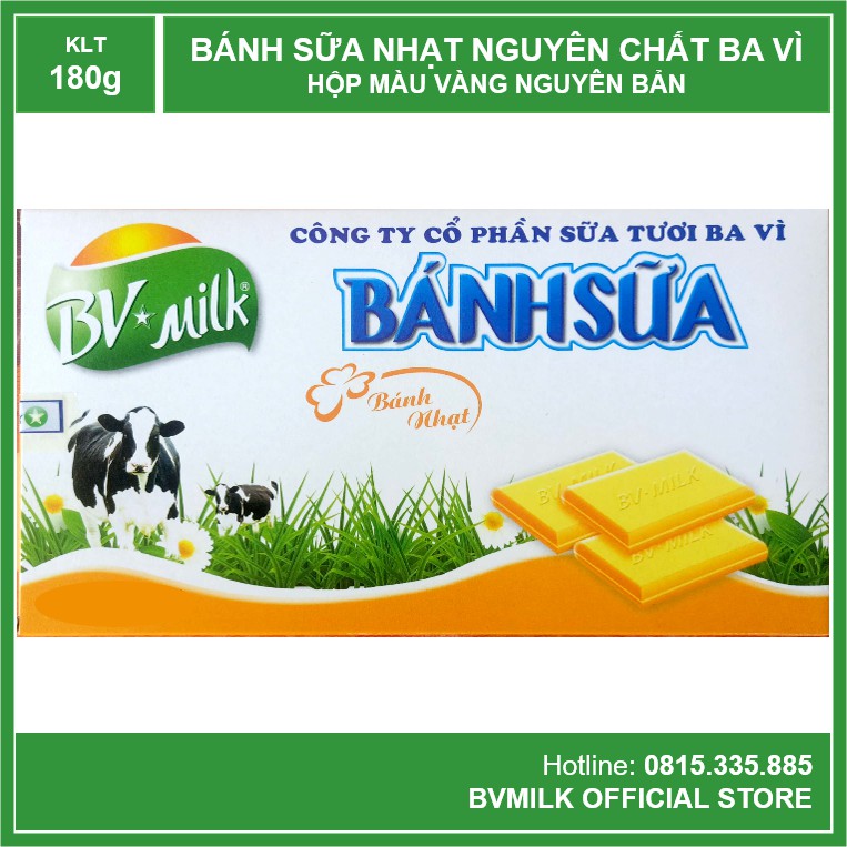 Bánh Sữa Nguyên Chất Ba Vì 180g - BVMILK