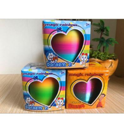Đồ Chơi Lò Xo Cho Bé Đồ chơi trẻ em Lò Xo Cầu Vồng Ma Thuật Nhiều Màu