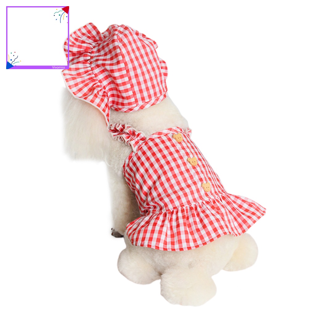 Chân Váy Hai Lớp Mềm Mại Chống Gió Thời Trang Xuân Hè Cho Cún Cưng