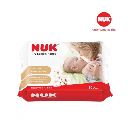 Khăn vải khô đa năng NUK xuất xứ Đức, khăn vải 100% cotton mềm mịn cho bé - Monnie Kids