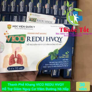 Thanh Phế Khang VICO REDU HVQY ,Hỗ Trợ Giảm Nguy Cơ Viêm Đường Hô Hấp