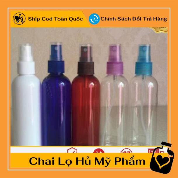 Chai Xịt Phun Sương ❤ TOP GIÁ RẺ ❤ Chai nhựa pet xịt phun sương nâu 50ml/100ml chiết nước hoa, phụ kiện du lịch