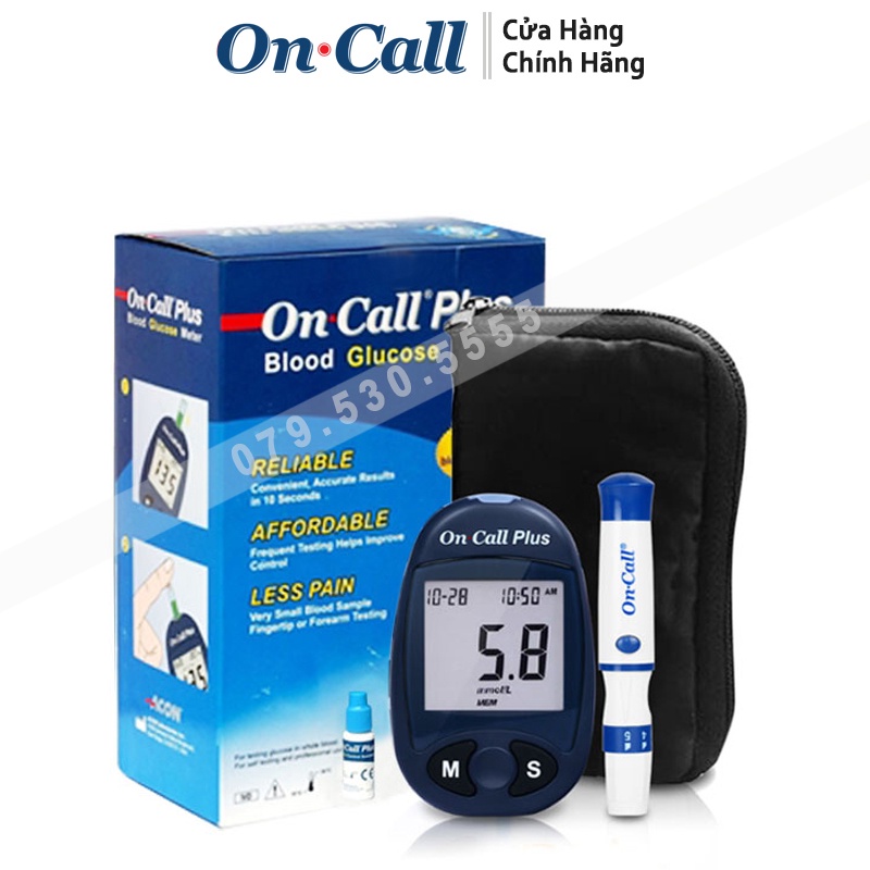 Máy Đo Đường Huyết Acon On Call Plus + Tặng hộp 25 que thử