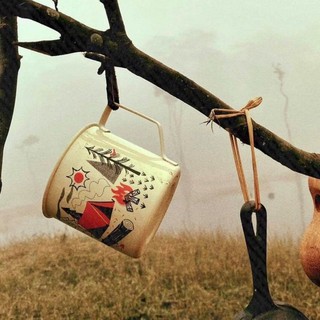 Mug Camping Fire