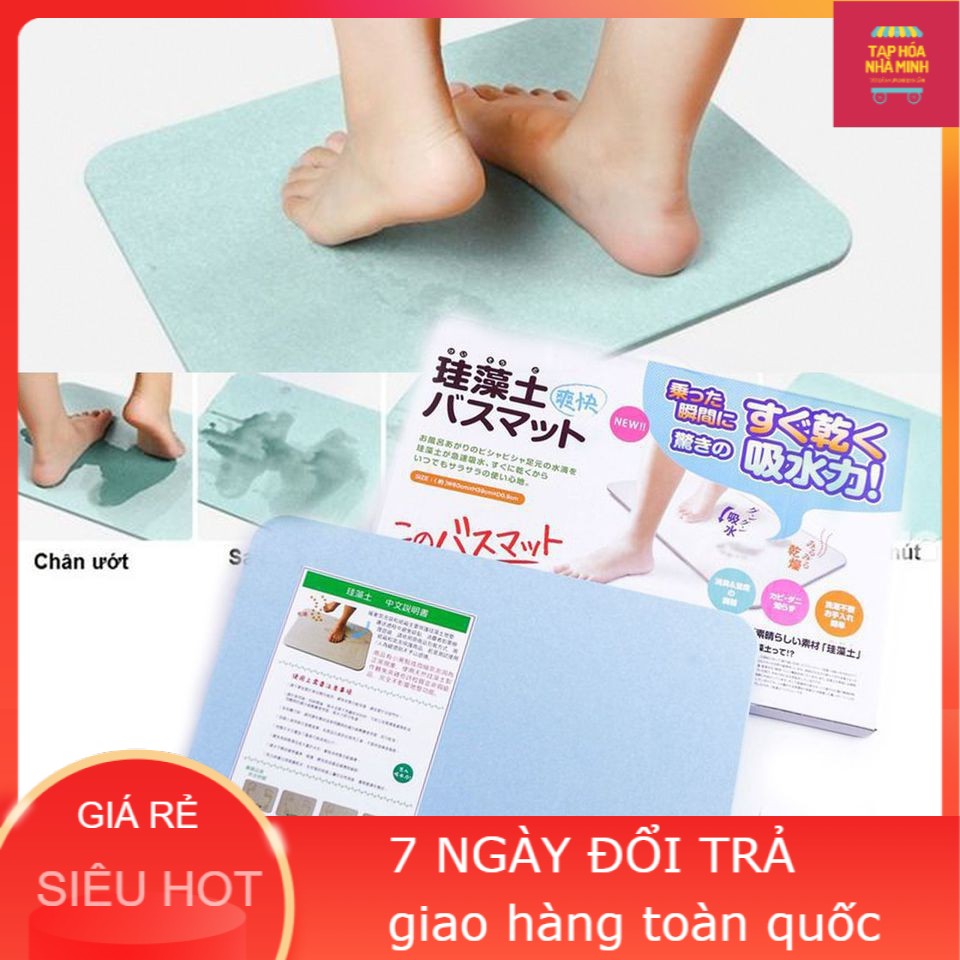 [HOT] Thảm Chải Nhà, Thảm Lau Chân Đá Nhật Bản Siêu Thấm Hút, Chống Trơn Trượt, Kháng Khuẩn Hiệu Quả Cho Gia Đình Bạn