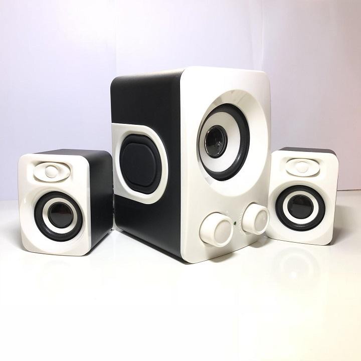 Loa vi tính 2.1 Bass siêu trầm, âm thanh chân thực, thiết kế nhỏ gọn Dùng Cho Máy Tính Và Điện Thoại