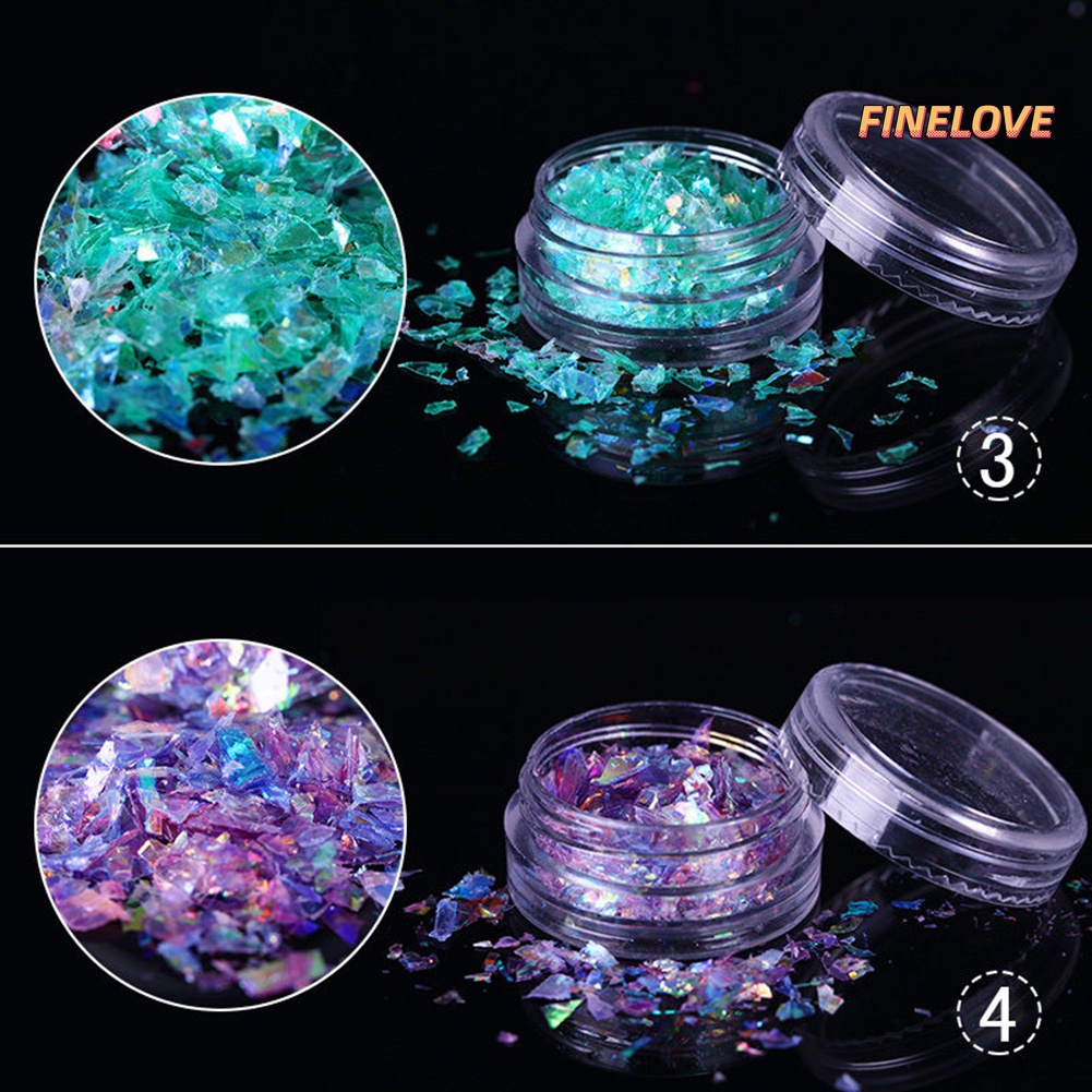 Bột Kim Tuyến Dạ Quang Dùng Trang Trí Móng Tay Nghệ Thuật DIY