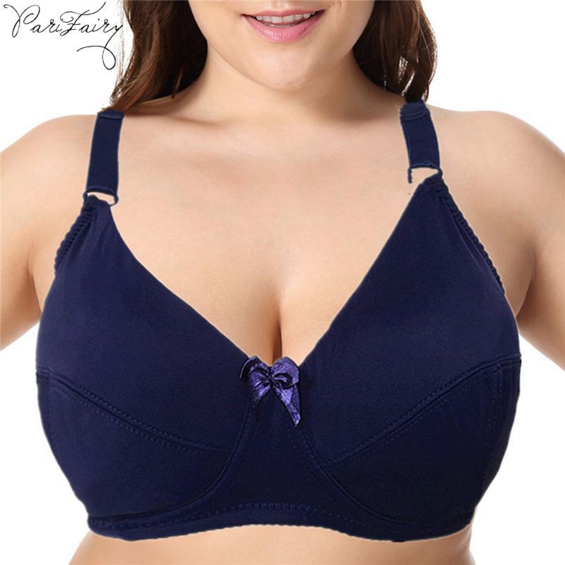 PARIFAIRY áo bra big size nữ áo lót mỏng áo ngực không mút 42F 44F 46F 48F 50F 52F-3982