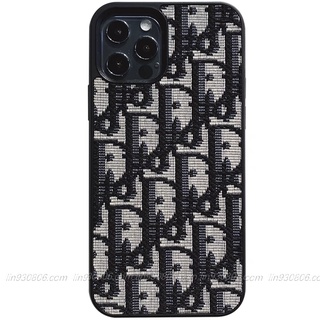 Ốp Điện Thoại Vải Thêu Hình Chữ D Cho Apple 13 iPhone12 11 13Pro XR XS IX 13ProMax
