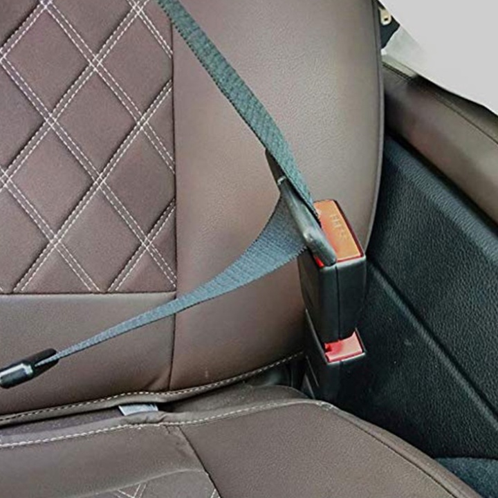 Đầu khóa chốt dây an toàn chống kêu dùng cho xe ô tô, safety universal car seat belt