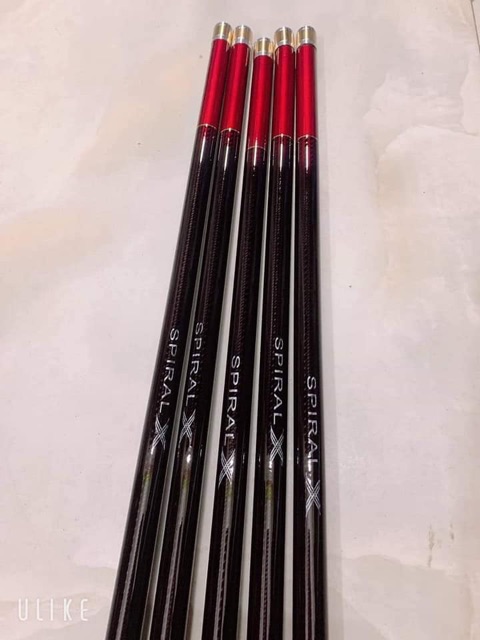 cần câu tay dài 6m3 - 5H nhẫn spiralx cần siêu đẹp siêu bền y hình