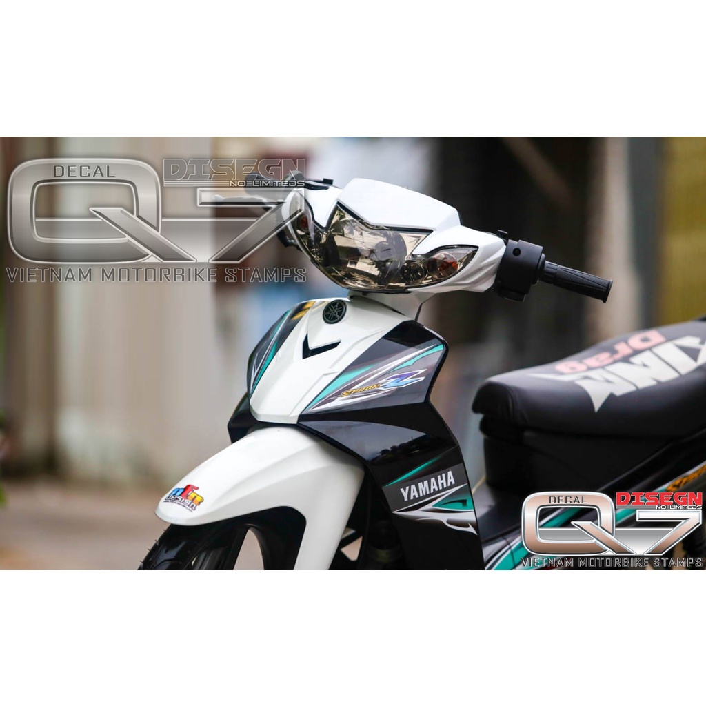 Tem Rời Sirius 110 Trắng Đen