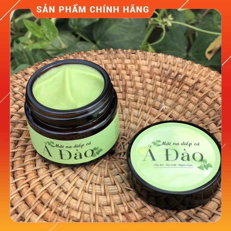 Mặt nạ diếp cá Ả Đào Mộc Nhan Natural giảm mụn nám,tàn nhang 50gr