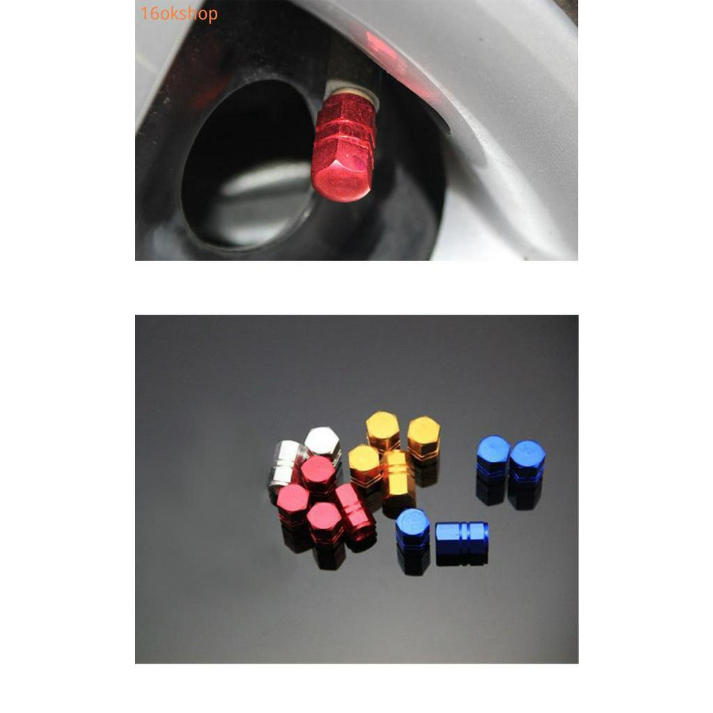 Bộ 4 cái nắp van lốp xe hơi trang trí kiểu cách hiện đại