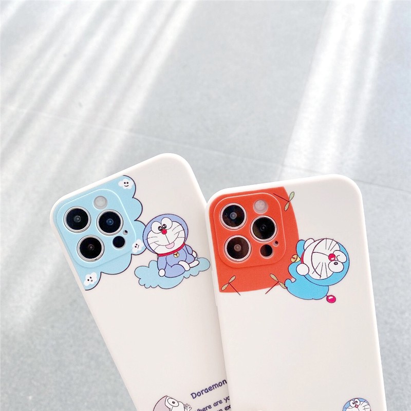 Ốp lưng iphone Doraemon cạnh vuông 5/5s/6/6plus/6s/6splus/7/7plus/8/8plus/x/xr/xs/11/12/pro/max/plus/promax/mini