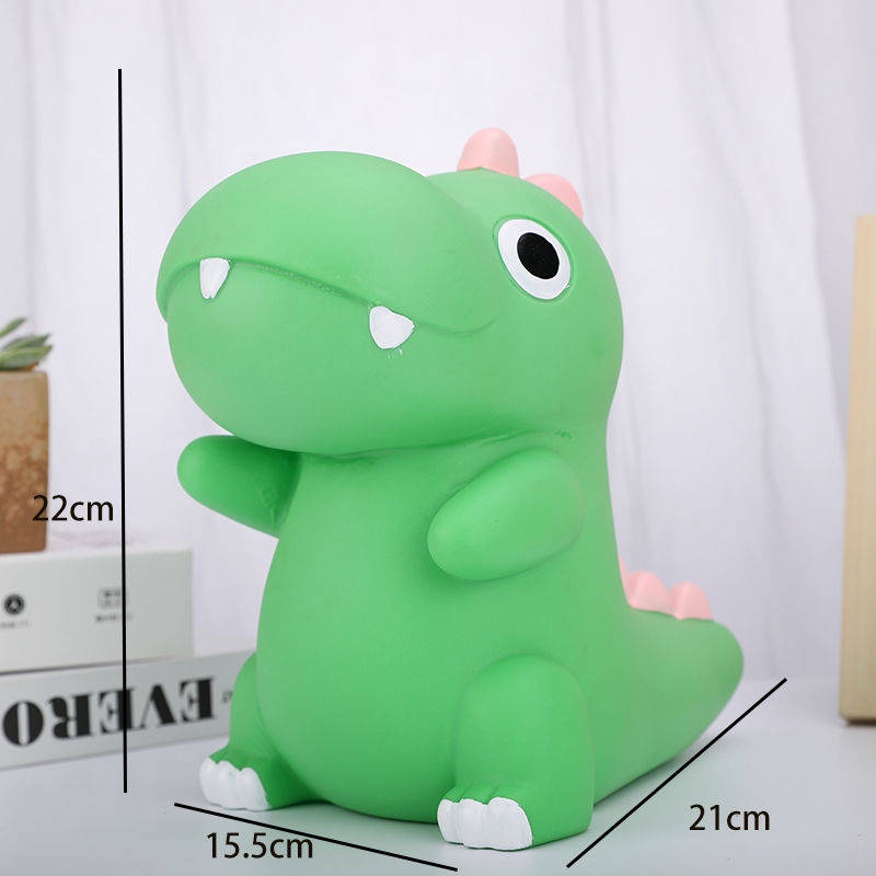 con heo đất Ống Heo Tiết Kiệm Hình Khủng Long Hoạt Hình Đáng Yêu