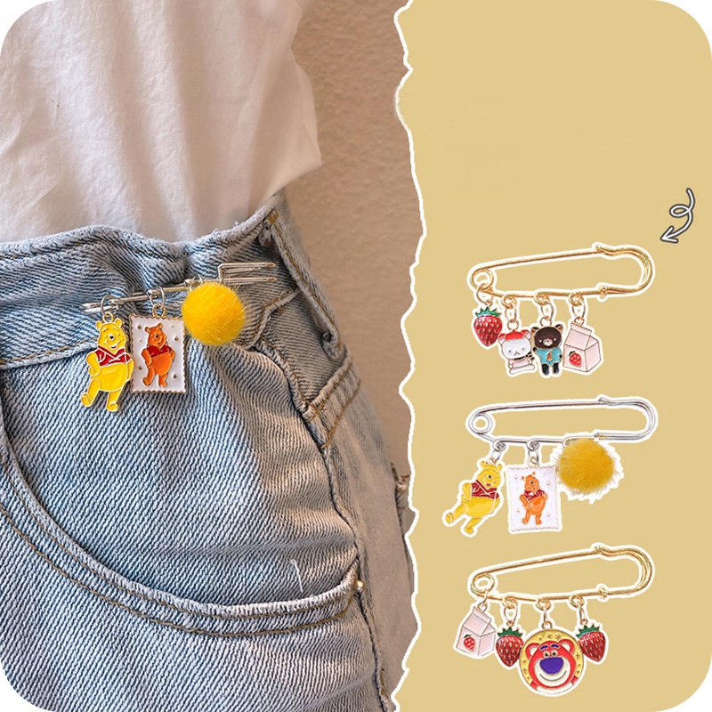 Ghim Cài Áo Họa Tiết Hoạt Hình Phong Cách Nhật Bản Xinh Xắn