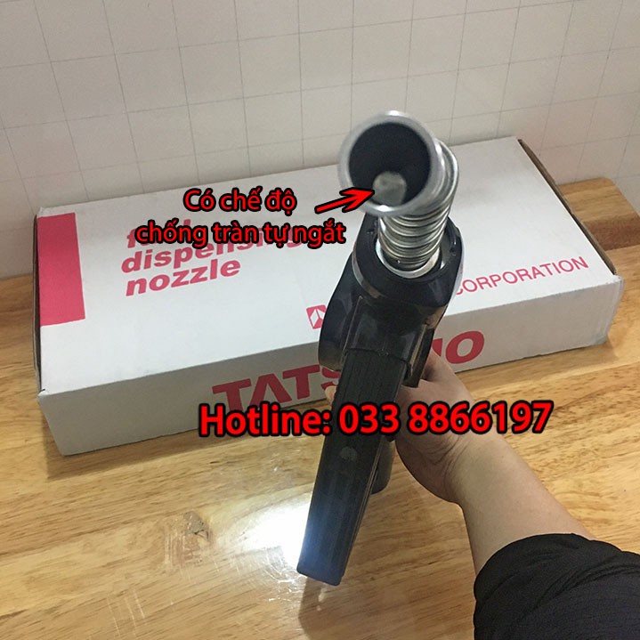 Cò bơm Tatsuno và khớp xoay nối dây bơm xăng dầu phi 27