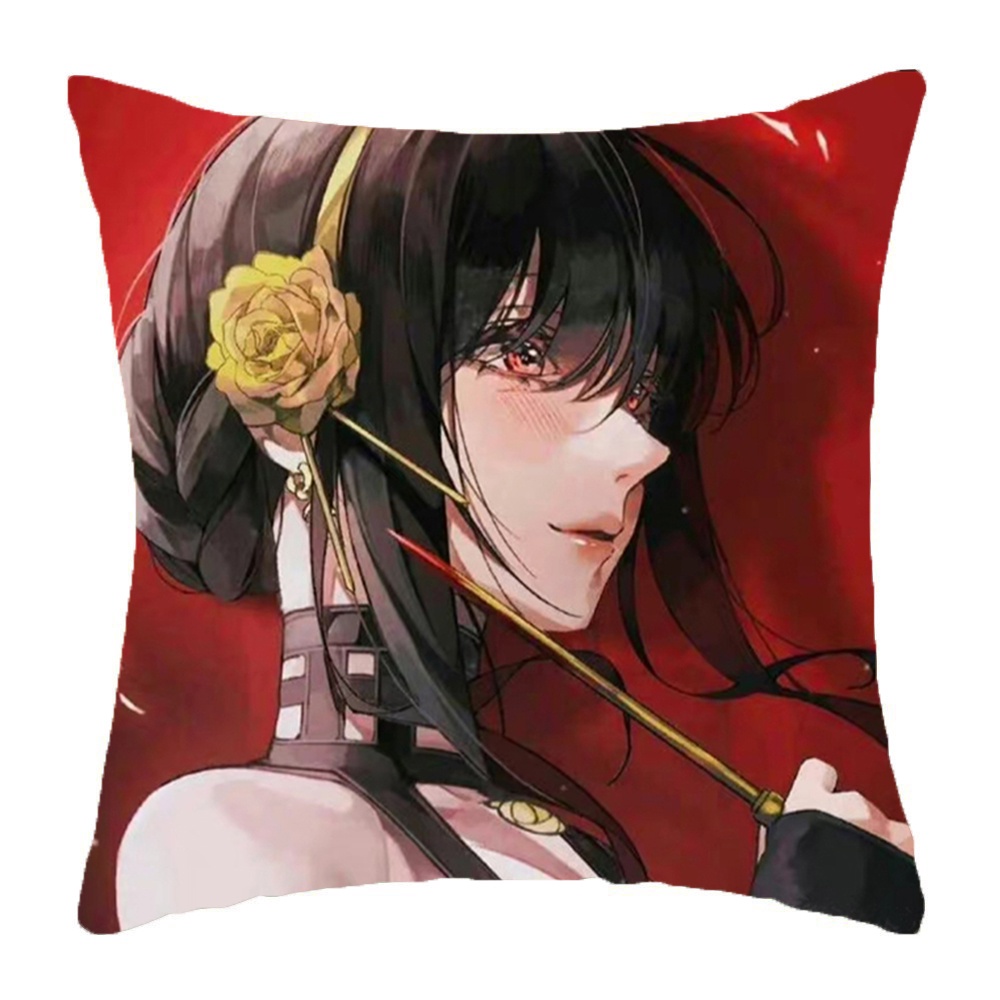 Gối in hình Spy x Family Gia đình điệp viên chibi anime xinh xắn tiện lợi chất đẹp