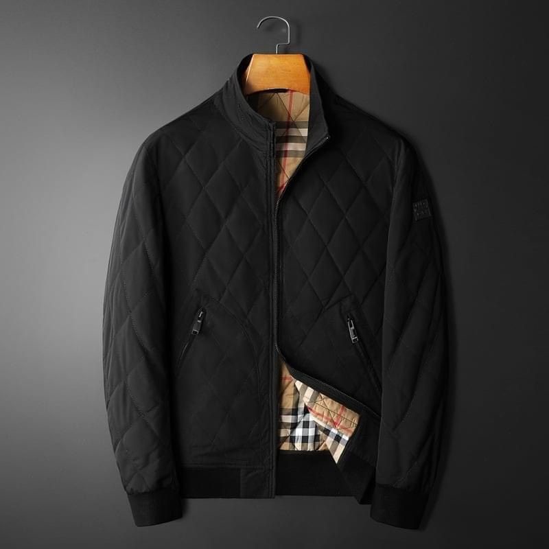 Áo Khoác Bomber BBR Nam Chần Bông Vải Gió Lì Chống Nước Cao Cấp