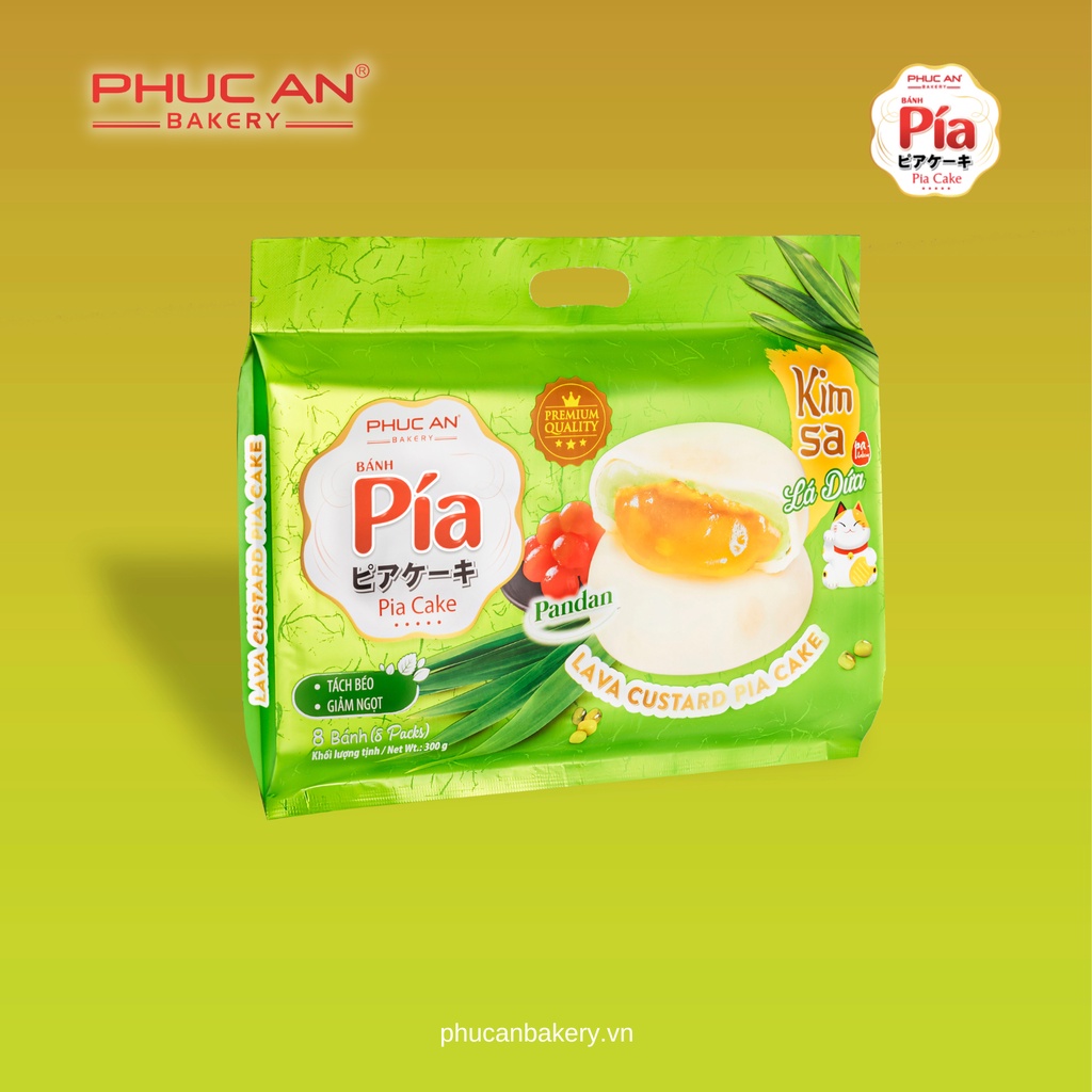 Bánh Pía Kim Sa Phúc An - Vị Lá Dứa