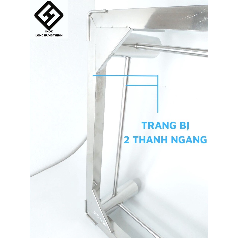 Kệ chân đỡ tủ lạnh, máy giặt INOX cao cấp,, không cần lắp ráp, sản phẩm hoàn chỉnh, chịu tải trọng lớn