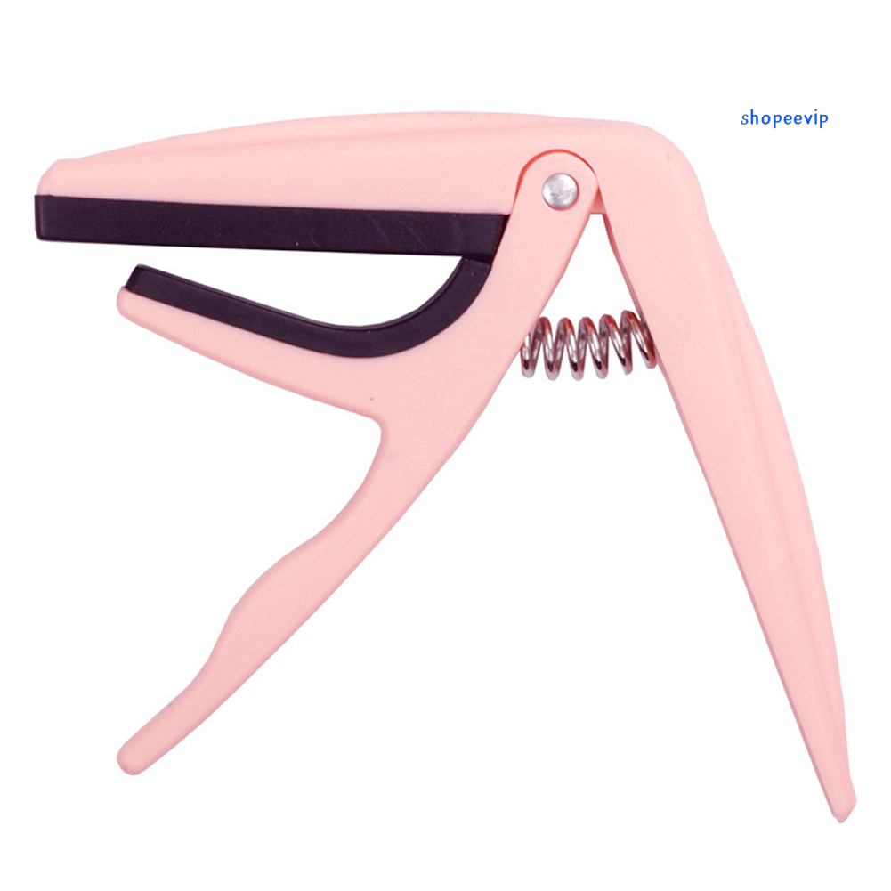 Steel Quick Change Acoustic Ukulele Pick Capo Key Tuning Clamp Accessory