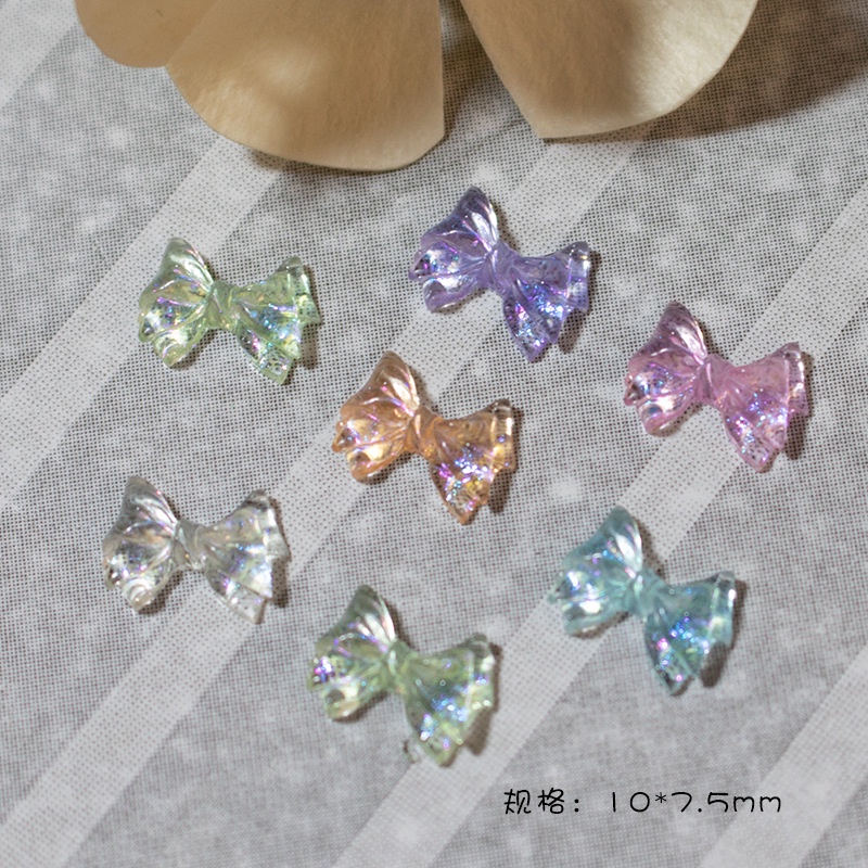 Mới Phụ Kiện Trang Trí Móng Tay Hình Bướm 3D Bằng Nhựa Resin Xuyên Thấu