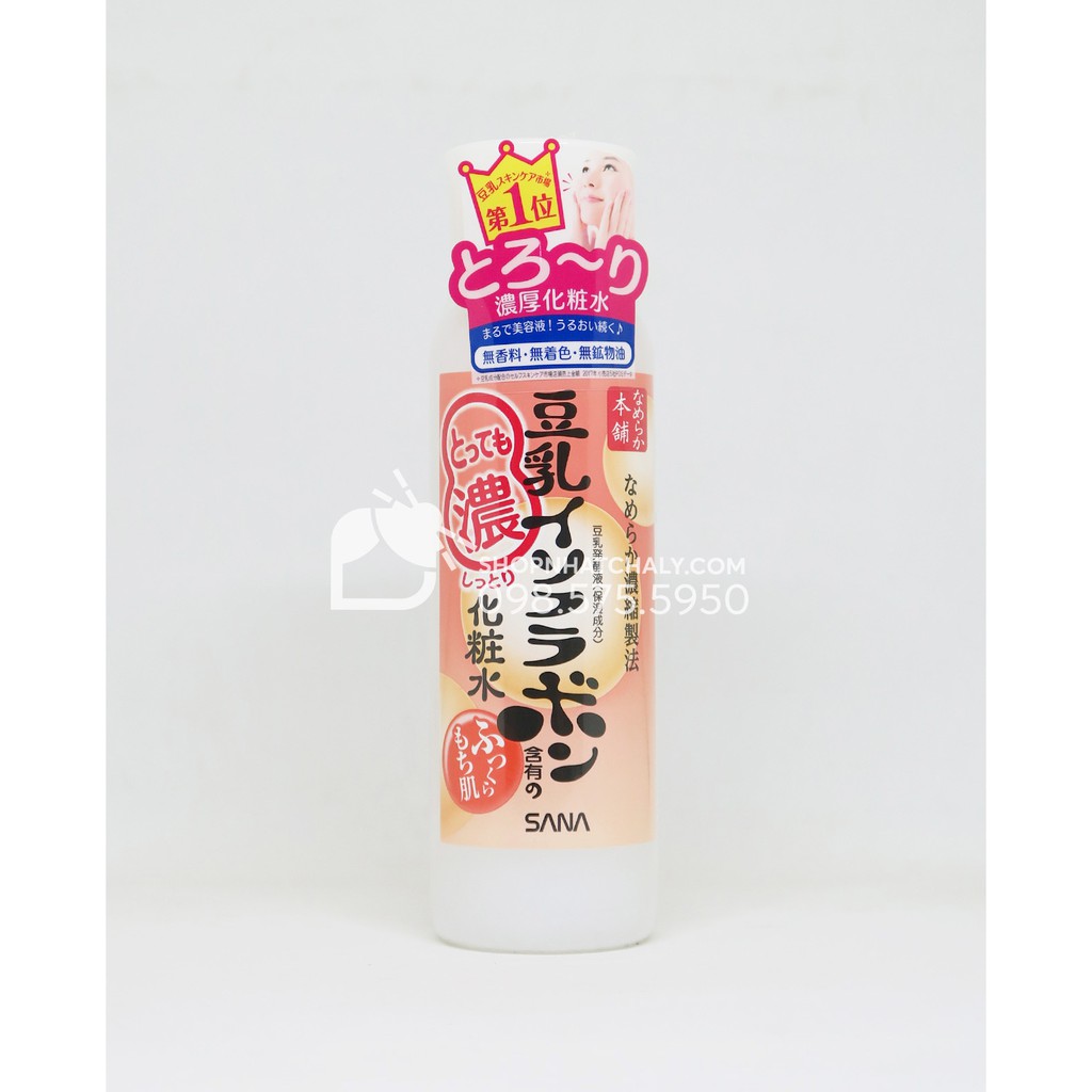 Nước hoa hồng đậu nành Sana Nameraka Honpo Soymilk Isoflavone lotion Nhật Bản. Mẫu mới nhất vừa về. Da nhạy cảm OK