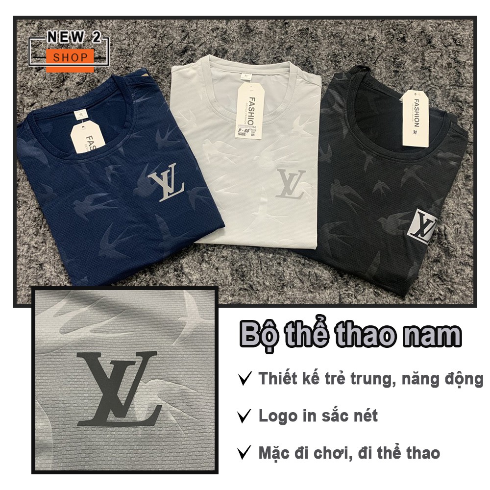 Bộ thể thao nam -Bộ hè nam cọc tay 3d vải thông hơi kim cương lạnh thoáng mát thấm hút mồ hôi thích hợp chơi thể thao | BigBuy360 - bigbuy360.vn