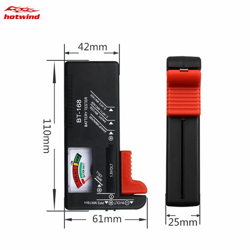 Máy Kiểm Tra Pin Kỹ Thuật Số Bt168 Cho Pin Aa Aaa 9v