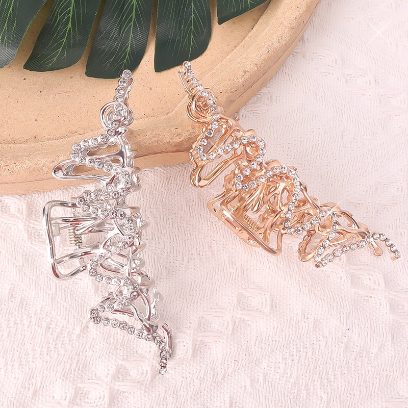 Kẹp TóC HìNh Cá MậP ĐíNh Kim Cương Giả ThờI Trang Cho Nữ