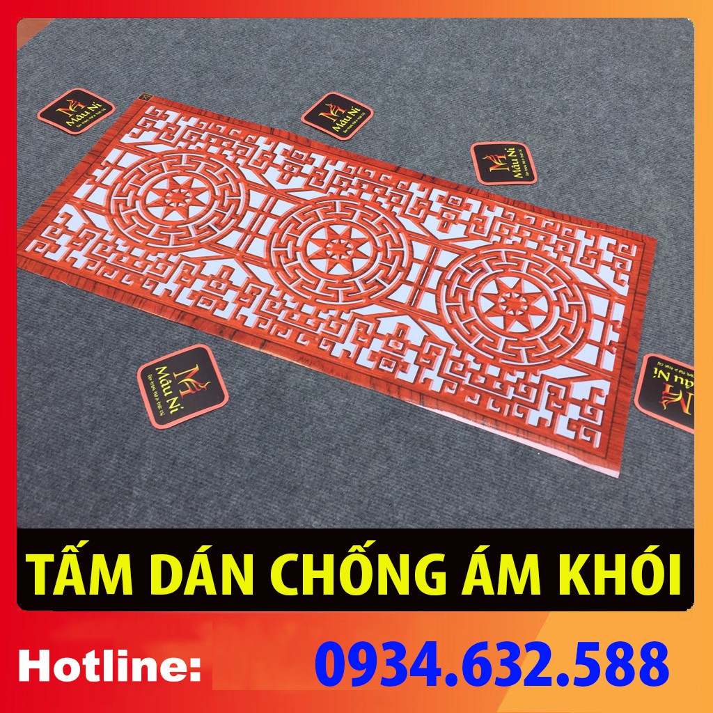 TẤM CHỐNG ÁM KHÓI [ tấm che khói ban thờ ] dán phòng thờ, dán lên trần nhà, không phải khoan