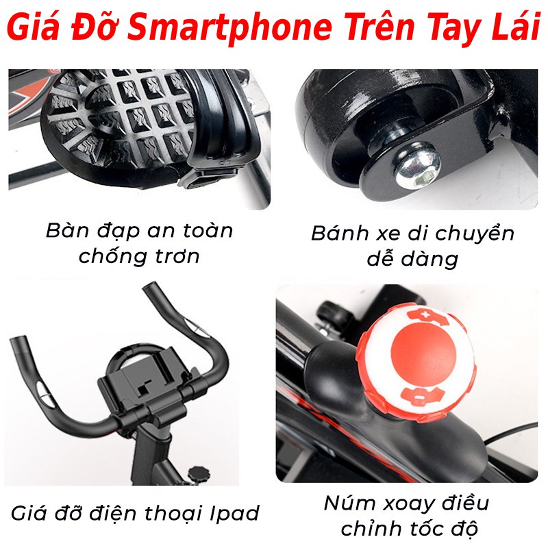 Giá đỡ điện thoại smartphone ipad máy tính bảng dùng cho xe đạp tập thể dục tập gym Toshiko X9 ( chỉ áp dụng cho xe X9 )