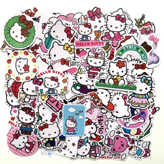 Sticker mèo kitty combo 30-50 cái ép lụa / sticker kitty cute dễ thương đáng yêu